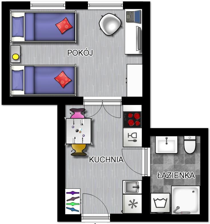 Apartament 100M Od Morza Sopot Luaran gambar